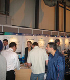 A busy stand at a Franchise Exhibition A busy stand at a Franchise Exhibition